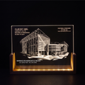 LED Desktop Light With a Football Stadium (St James' Park) Design
