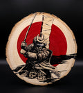 Log Slice (Samurai) Home & Office Decor. 15cm diameter