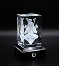 3d Engraved Glass (Crystal) Samurai