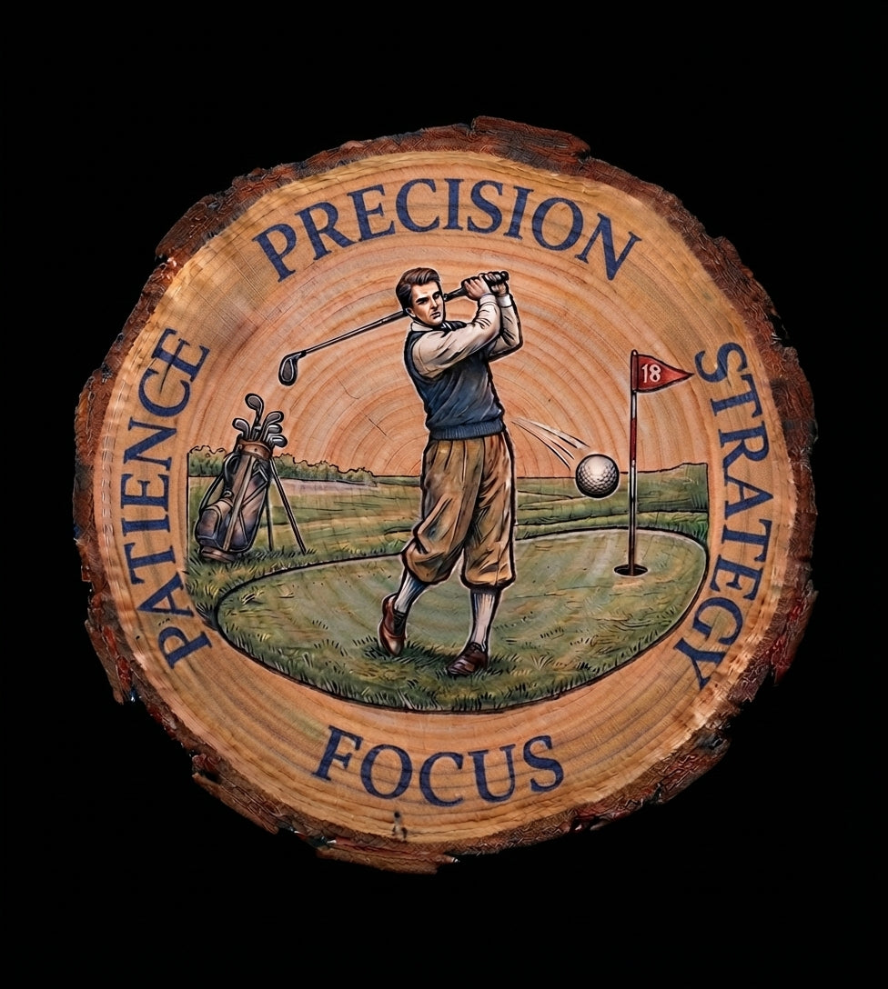 Log Slice (Golf) Home & Office Decor. 15cm diameter