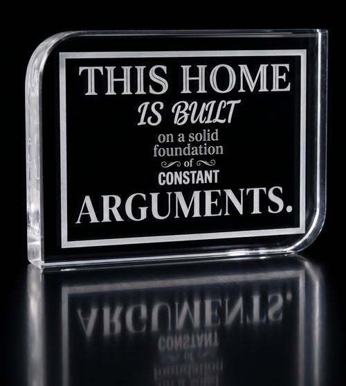 Engraved Glass Home Decor