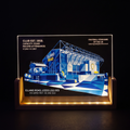LED Desktop Light With a Football Stadium (Elland Road) Design